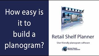 Retail Shelf Planner Planogram Software Demo [upl. by Adikam]