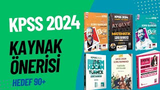 KPSS 2024 KAYNAK KİTAP TAVSİYESİ kpss kpss2024 kpssb [upl. by Adnwahsal]