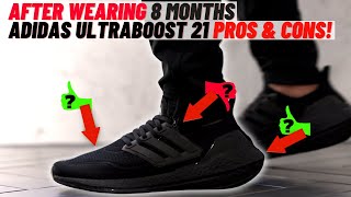 After Wearing 8 Months adidas ULTRABOOST 21 Pros and Cons [upl. by Lenette]