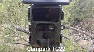 Campark TC22 Solar Trail Camera [upl. by Yllitnahc]