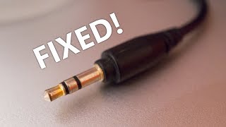 How to fix a broken headphone jack [upl. by Nnylaj]