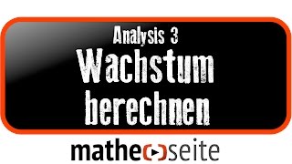 Wachstum berechnen was ist Wachstum und wie berechnet man ihn  A30 [upl. by Moriyama687]