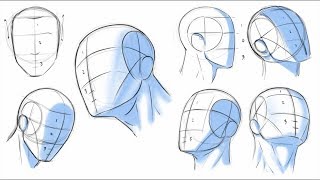 How to Draw Heads  Dividing it Into Thirds [upl. by Toogood266]