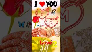 RM name art video 🍁🥀 RM whatsapp status ❤️🥀shorts youtubeshorts love lovestatus [upl. by Saiff]