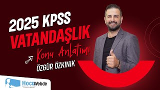 12 KPSS 2024 VATANDAŞLIK ÖZGÜR ÖZKINIK HISIMLIK [upl. by Lindberg]