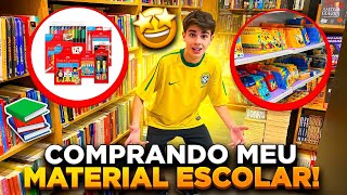 COMPRANDO MEU MATERIAL ESCOLAR 2024 [upl. by Bautista]