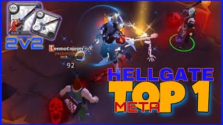 Albion online 2v2 HellGate  Top 1 Meta Build for dominating Hellgate  15k Infamy [upl. by Afton]