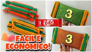 PERSONALIZADOS DE LUXO DE UM JEITO FÁCIL E ECONÔMICO kit kat e jujuba [upl. by Oiralih324]