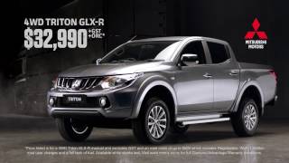 New Mitsubishi Triton 4WD GLXR  Mitsubishi Motors [upl. by Akirdnuhs342]