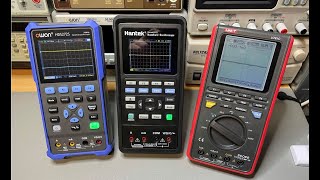 203 Owon HSD272S Hantek 2D72 UniT UT81C and Software HandsOn [upl. by Anaitsirhc]