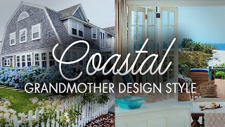 How to give your home a Coastal Grandmother vibe 🐚  Interior Design Styles [upl. by Sajet]