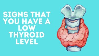 Signs that you have a Low Thyroid Level  Hypothyroidism  Signs amp Symptoms  Thyroid disease [upl. by Nylasor]