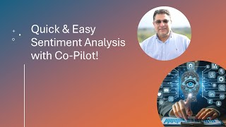 Basic Sentiment Analysis using Copilot AI [upl. by Nolte]