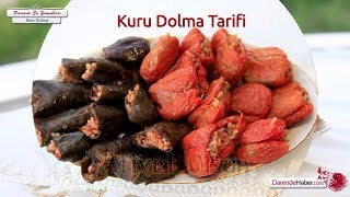 Kuru Dolma Tarifi  Darende Ev Yemekleri [upl. by Barrus]