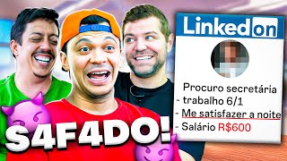 PERDERAM A NOÇÃO NAS VAGAS DE EMPREGO 🤣 ft Renato Albani amp Victor Sarro [upl. by Hairabez]