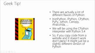 01  Introduction to Python  Getting Started [upl. by Thurmann]