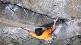 The Doors 8a fissure falaise trad de Cadarese en Italie escalade montagne [upl. by Monro838]