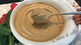 CREMA DI CAFFE PRONTA IN 2 MINUTI SENZA PANNA E SENZA BIMBY CON 3 SOLI INGREDIENTI [upl. by Bussey]