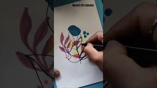 Easy Boho Painting Tutorial  DIY Bohemian Wall Art art shorts trendingshorts [upl. by Ttennej114]