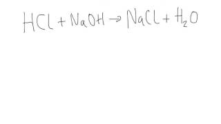 Neutralisation HCl  NaOH [upl. by Araic]