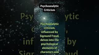 Psychoanalytic Criticism [upl. by Elmina28]