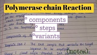 Polymerase chain reaction  PCR   biotechnology [upl. by Ainecey298]