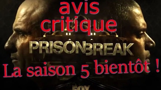 PRISON BREAK  AvisCritique en attendant la Saison 5 [upl. by Reeve]