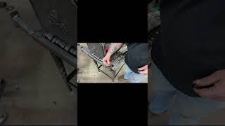 Front axle on the Rat Rod GO KART welding gokart fab automobile diygokart thatswhatshesaid [upl. by Esch]