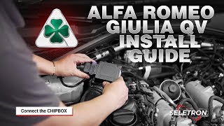 CHIPBOX® Install Guide Alfa Romeo Giulia Quadrifoglio 29 Turbo  Seletron Performance Chip [upl. by Bathelda739]