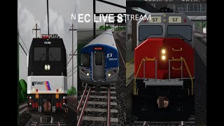 Virtual Railcam at newark bridge in roblox [upl. by Yesnnyl]