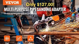 Review of VEVO Pipe Tube PolisherSander  8 amp 1100  3200 rpm includes Sanding Belts Awesome [upl. by Towne]