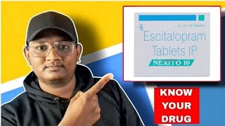 Escitalopram  Nexito  Know Your Drug  தமிழில் [upl. by Adnylam526]