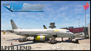 Faro to Madrid Spain Vueling A320 IAE Engines MSFS 2020 [upl. by Hedberg]