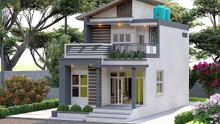 Its very special Beautiful and Luxury 3 Bedroom Small House Special House Design 6x12 meters [upl. by Gudrin497]