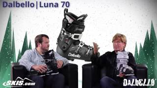 2015 Dalbello Luna 70 and 80 Womens Boot Overview by SkisDOTcom [upl. by Ahsenwahs]