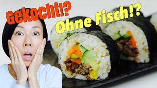 Sushi Selber Machen  Maki  Sushi Koch Anleitung  Rezept [upl. by Niltiak709]