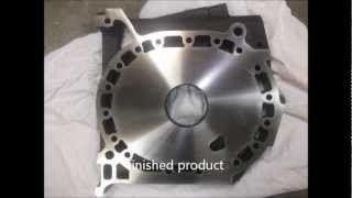 Resurfacing mazda rotary endplates using a lathe [upl. by Enenej]