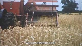 Old film showing Farming and Tractor Machiner in Lincolnshire [upl. by Macnamara543]