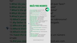 INGLÊS PARA INICIANTES [upl. by Odelia]