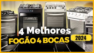 TOP 4 Melhores FOGÃO 4 BOCAS 2024 Qual Melhor Fogão 4 Bocas Custo Beneficio [upl. by Yonit]