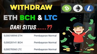 Withdraw ETH BCH amp LTC Gratis dari Situs ini Landing Faucetpay  No Deposit [upl. by Ykcor]