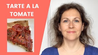 tarte à la tomate  MA RECETTE FACILE ET RAPIDE SANS LACTOSE [upl. by Siahc]