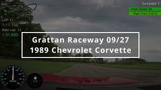 First time at Grattan Raceway C4 Corvette Track Day12897 [upl. by Ludmilla]