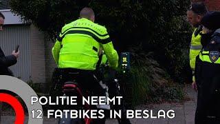 Politie controleert opgevoerde fatbikes Het is een katenmuisspel [upl. by Sal]