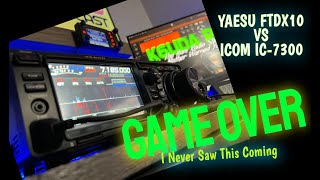 Yaesu FTDX10 VS Icom IC7300  Studio A will never be the same [upl. by Erbma]