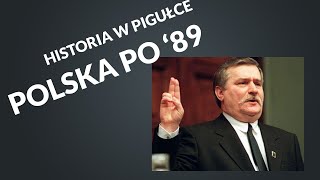 Historia w pigułce  Polska po 89 r [upl. by Natlus696]