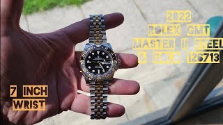 2023 ROLEX GMT MASTER II 40MM 126713 GOLD STEEL JUBILEE [upl. by Ardnait995]