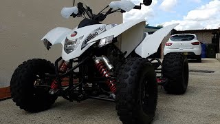 Quadzilla XLC SMC 500 scorpion exhaust comparison [upl. by Nenerb]