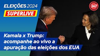 Eleições EUA  Kamala x Trump acompanhe ao vivo a apuração das eleições dos EUA [upl. by Nailluj]