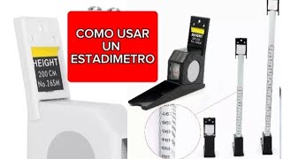 COMO USAR UN ESTADIMETRO [upl. by Ithaman]